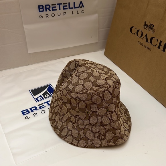 Coach New York Signature Reservable Bucket Hat one size - Picture 9 of 13